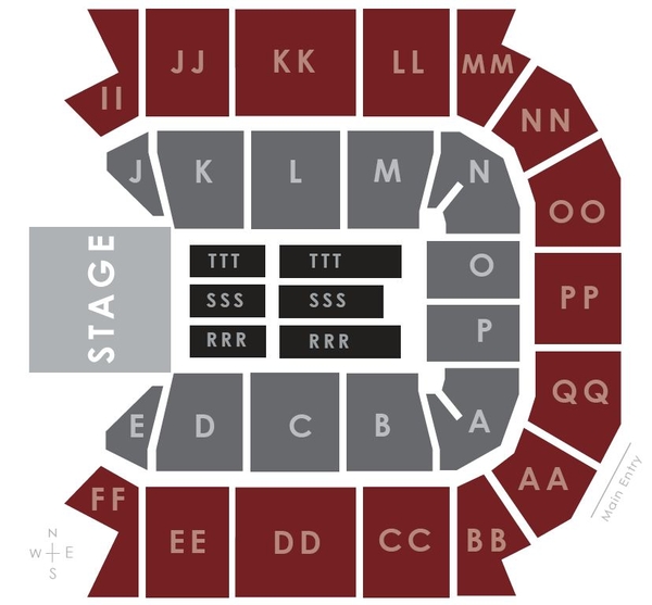 Seating Charts Great Southern Bank Arena Missouri State