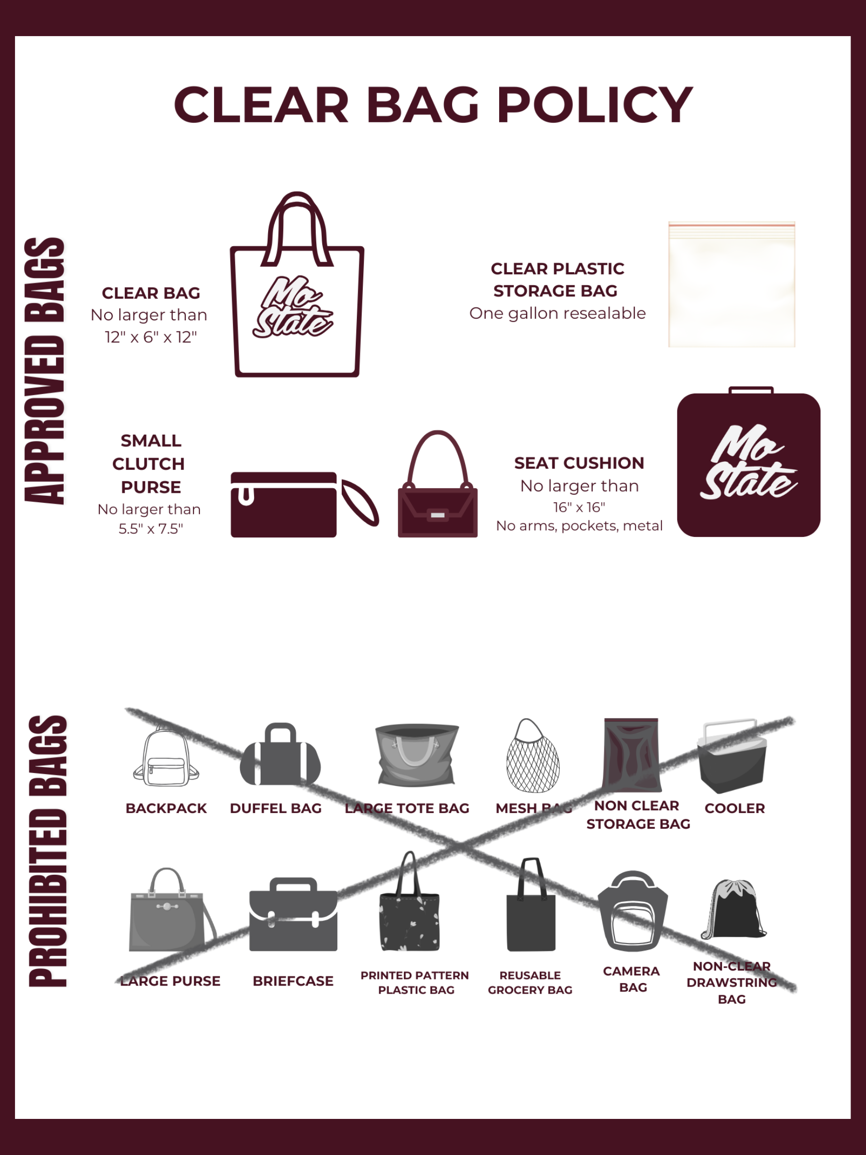 Clear Bag Policy Image